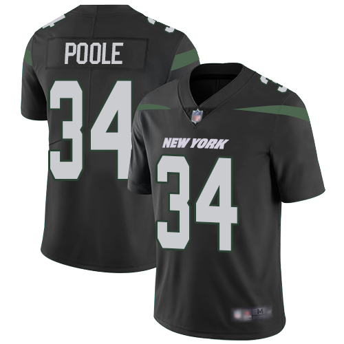New York Jets Limited Black Men Brian Poole Alternate Jersey NFL Football #34 Vapor Untouchable